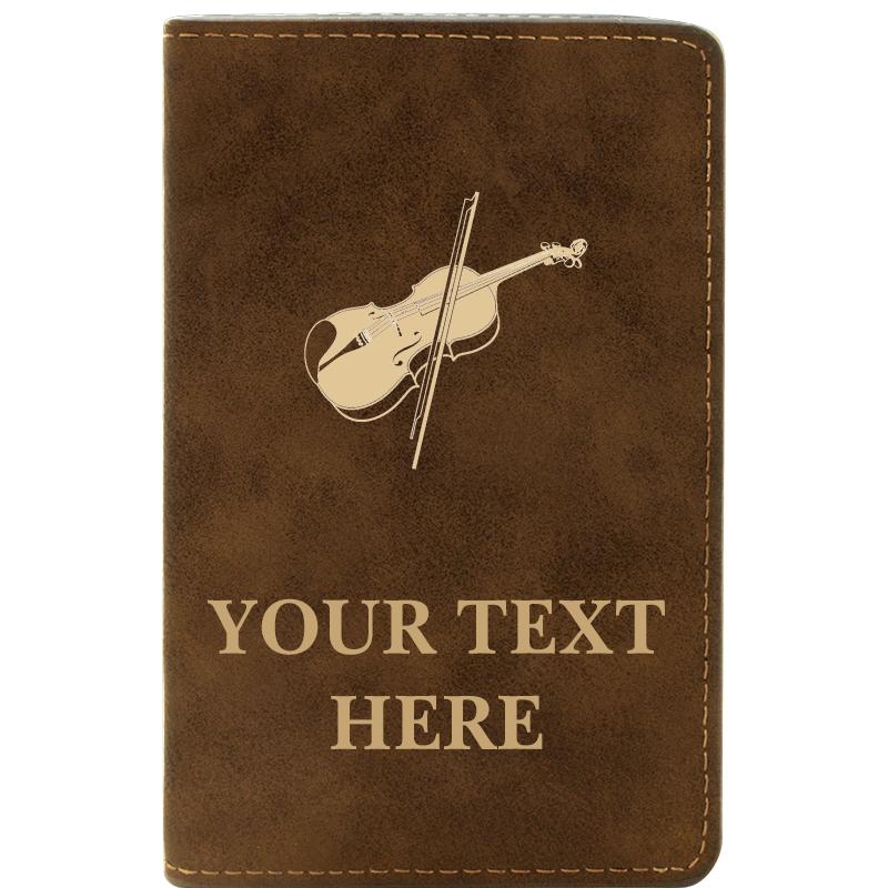 LEATHER WINE SET RUSTIC 2 PC