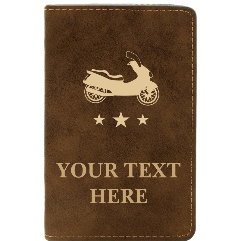 LEATHER WINE SET RUSTIC 2 PC