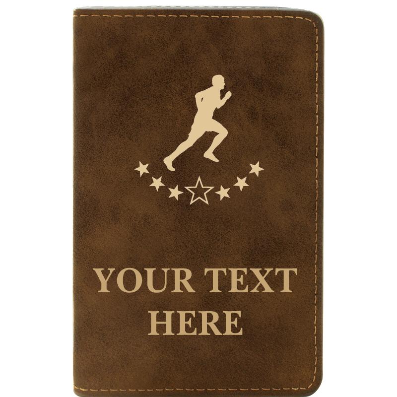 LEATHER WINE SET RUSTIC 2 PC