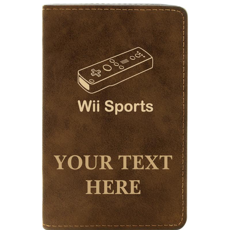 LEATHER WINE SET RUSTIC 2 PC