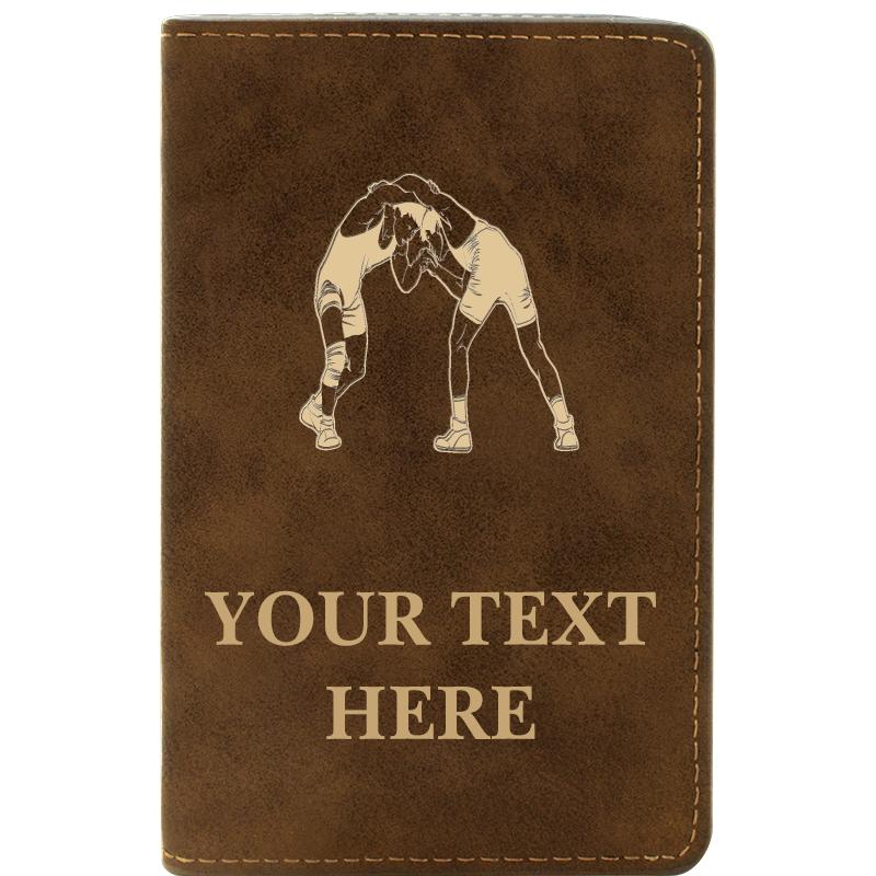 LEATHER WINE SET RUSTIC 2 PC