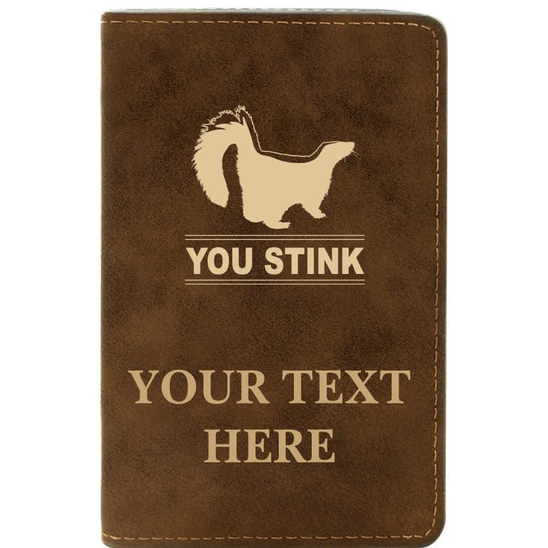 LEATHER WINE SET RUSTIC 2 PC