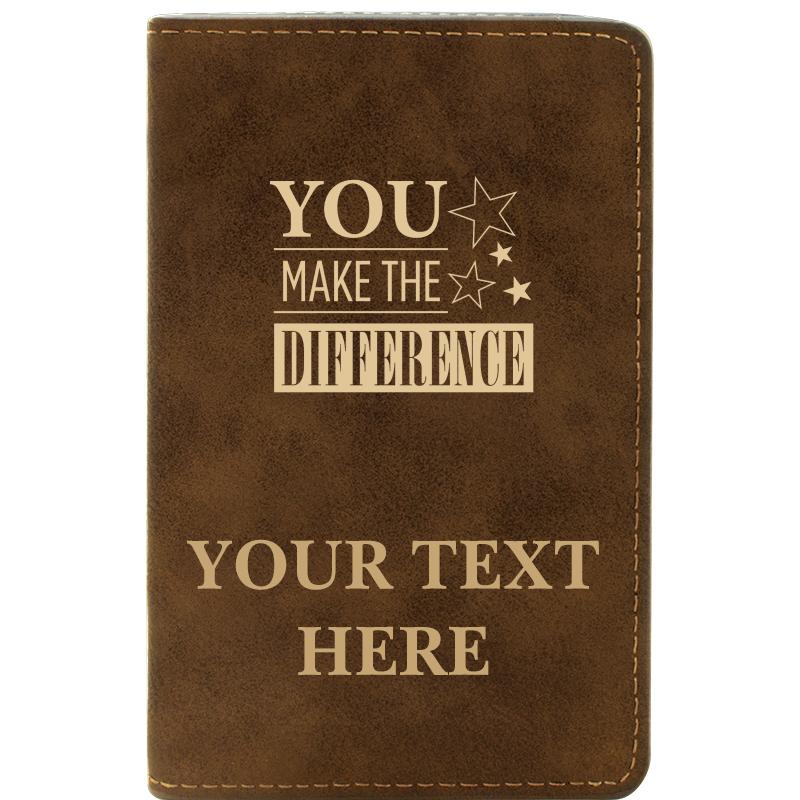 LEATHER WINE SET RUSTIC 2 PC