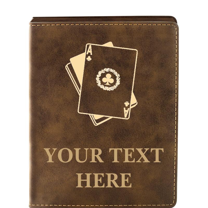 LEATHER WINE SET RUSTIC 4 PC