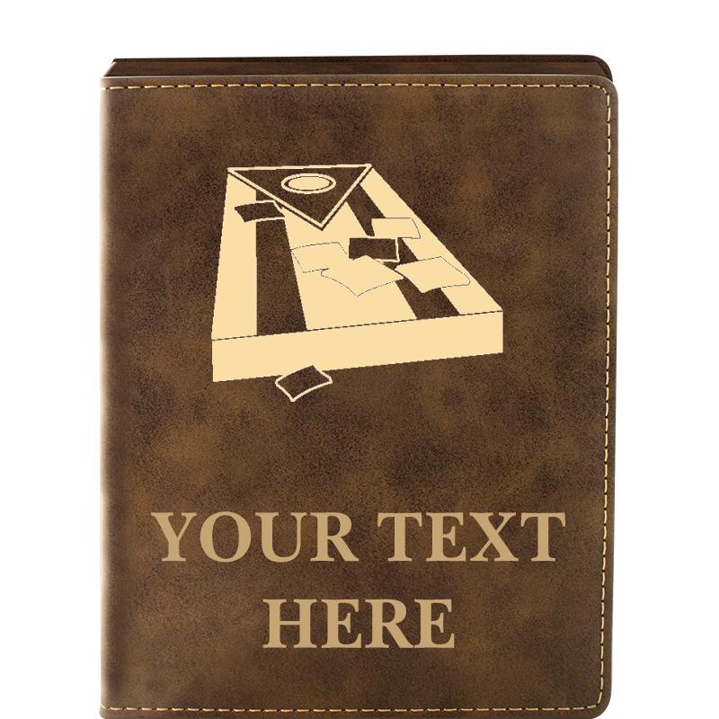 LEATHER WINE SET RUSTIC 4 PC