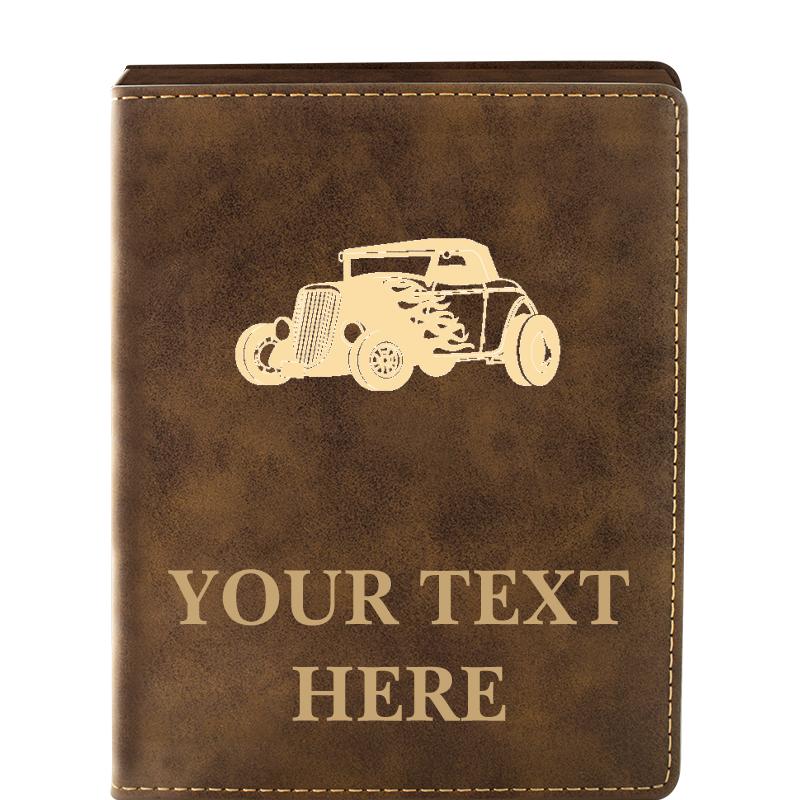 LEATHER WINE SET RUSTIC 4 PC