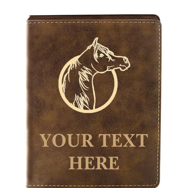 LEATHER WINE SET RUSTIC 4 PC