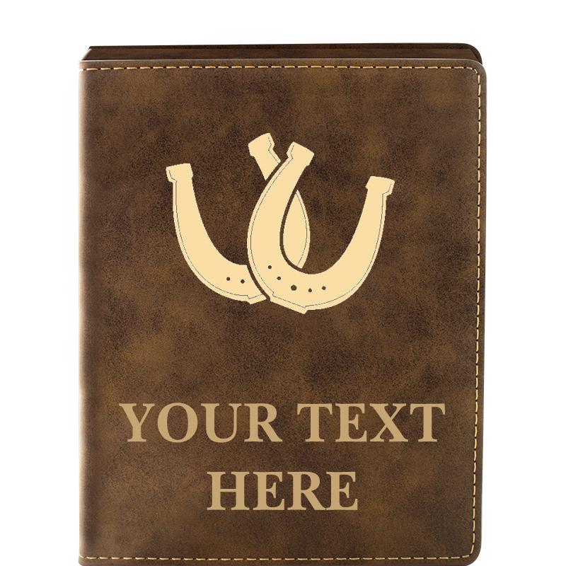 LEATHER WINE SET RUSTIC 4 PC