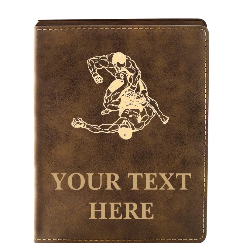 LEATHER WINE SET RUSTIC 4 PC