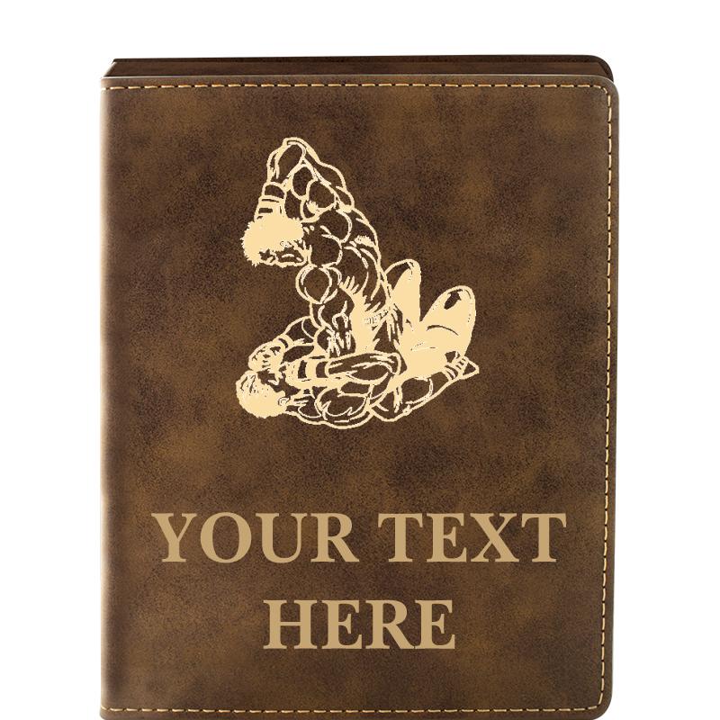 LEATHER WINE SET RUSTIC 4 PC