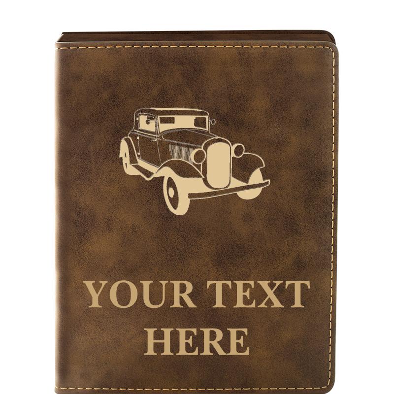 LEATHER WINE SET RUSTIC 4 PC