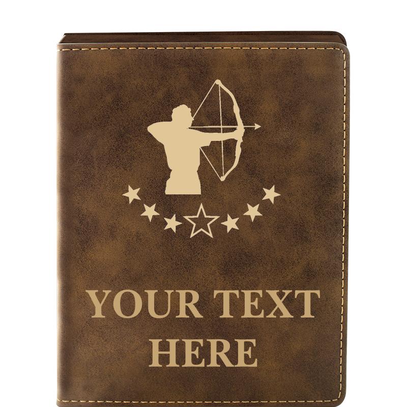 LEATHER WINE SET RUSTIC 4 PC