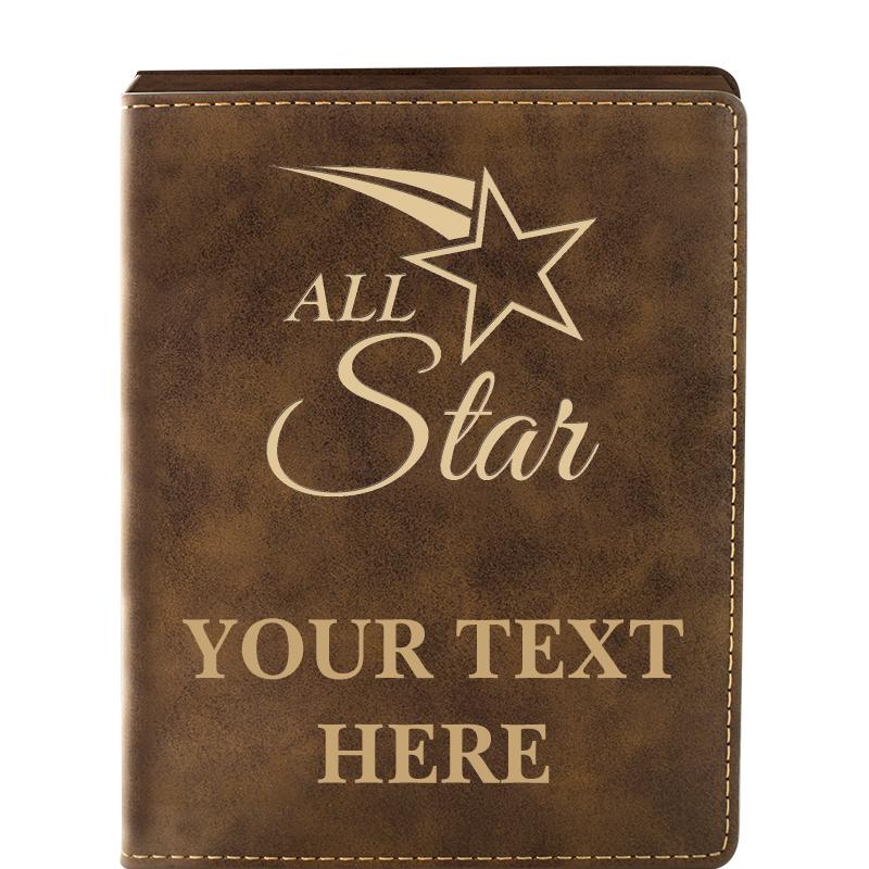 LEATHER WINE SET RUSTIC 4 PC