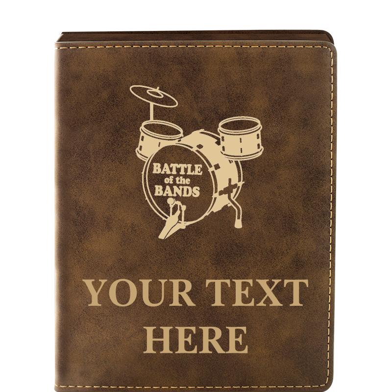 LEATHER WINE SET RUSTIC 4 PC