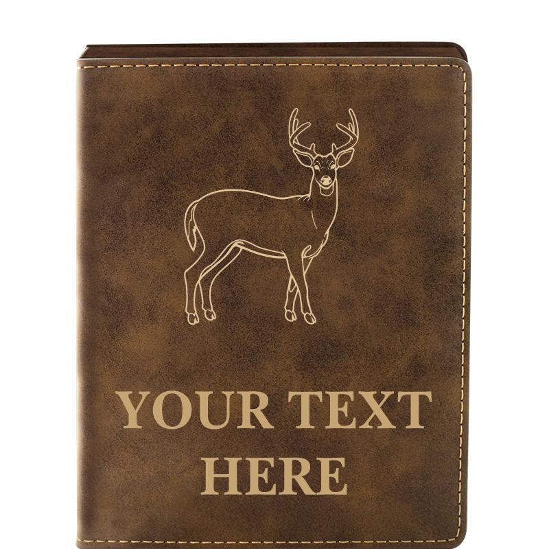 LEATHER WINE SET RUSTIC 4 PC