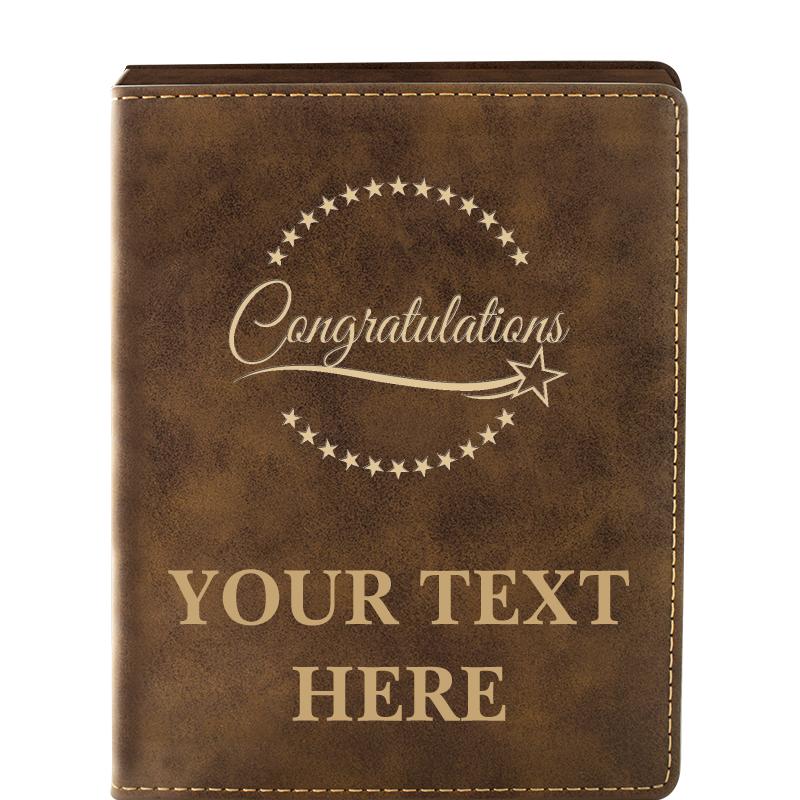 LEATHER WINE SET RUSTIC 4 PC