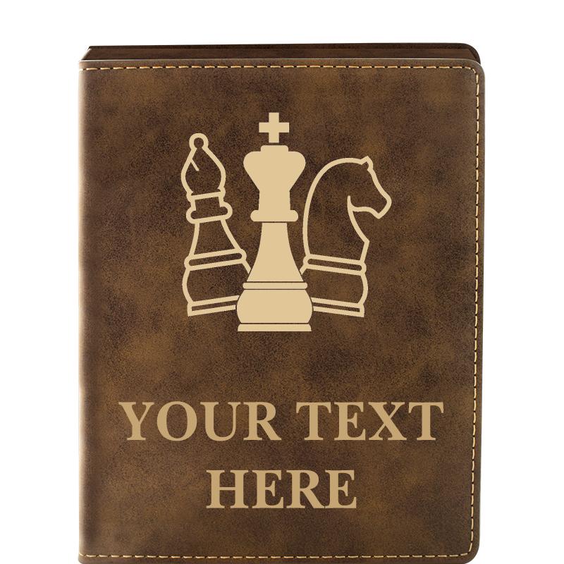 LEATHER WINE SET RUSTIC 4 PC