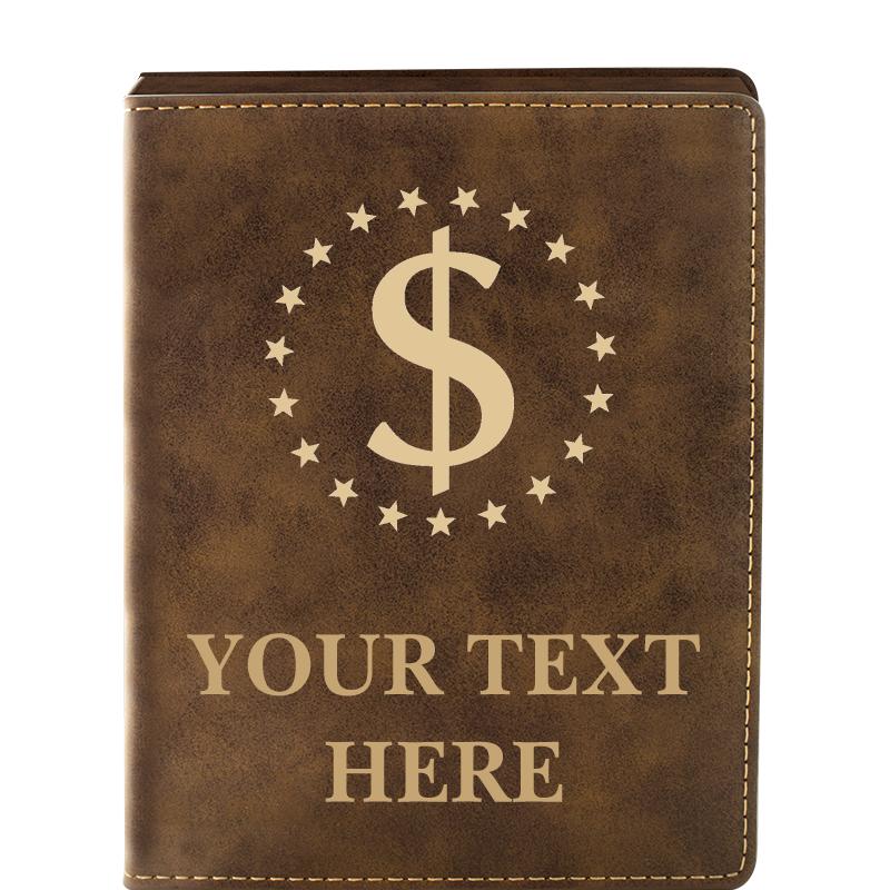 LEATHER WINE SET RUSTIC 4 PC