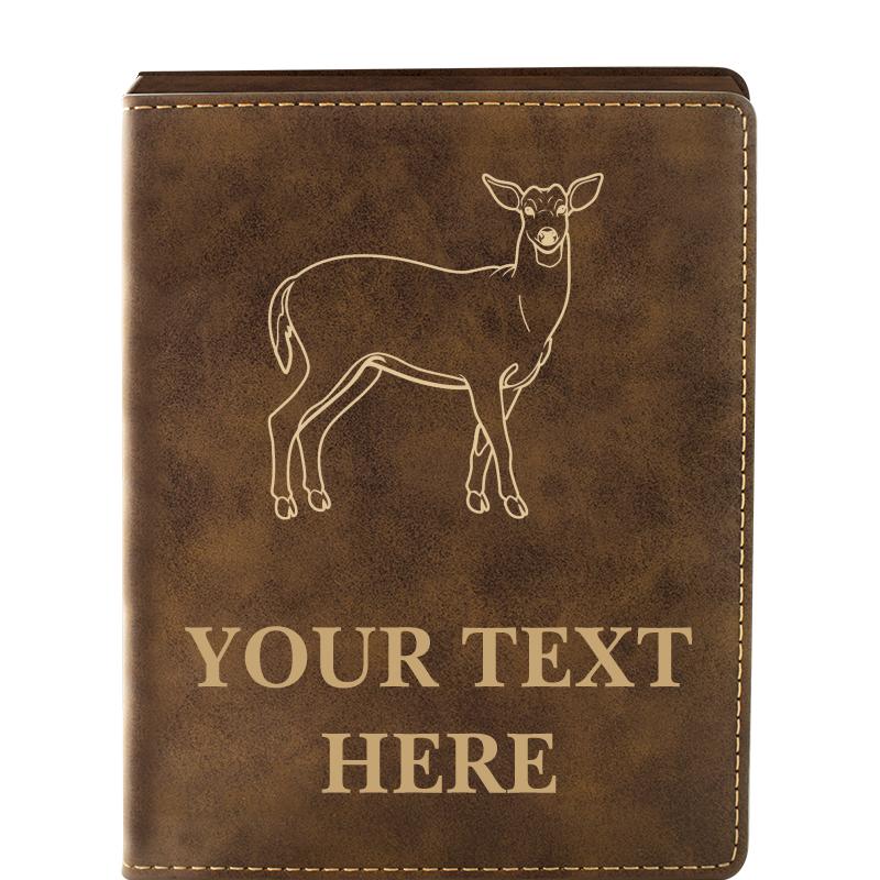 LEATHER WINE SET RUSTIC 4 PC