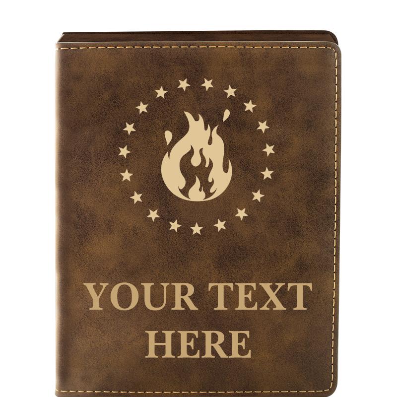 LEATHER WINE SET RUSTIC 4 PC