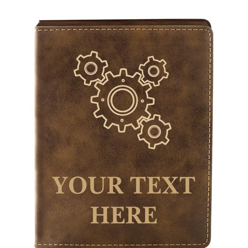 LEATHER WINE SET RUSTIC 4 PC