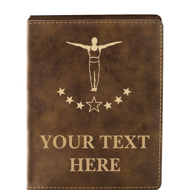 LEATHER WINE SET RUSTIC 4 PC