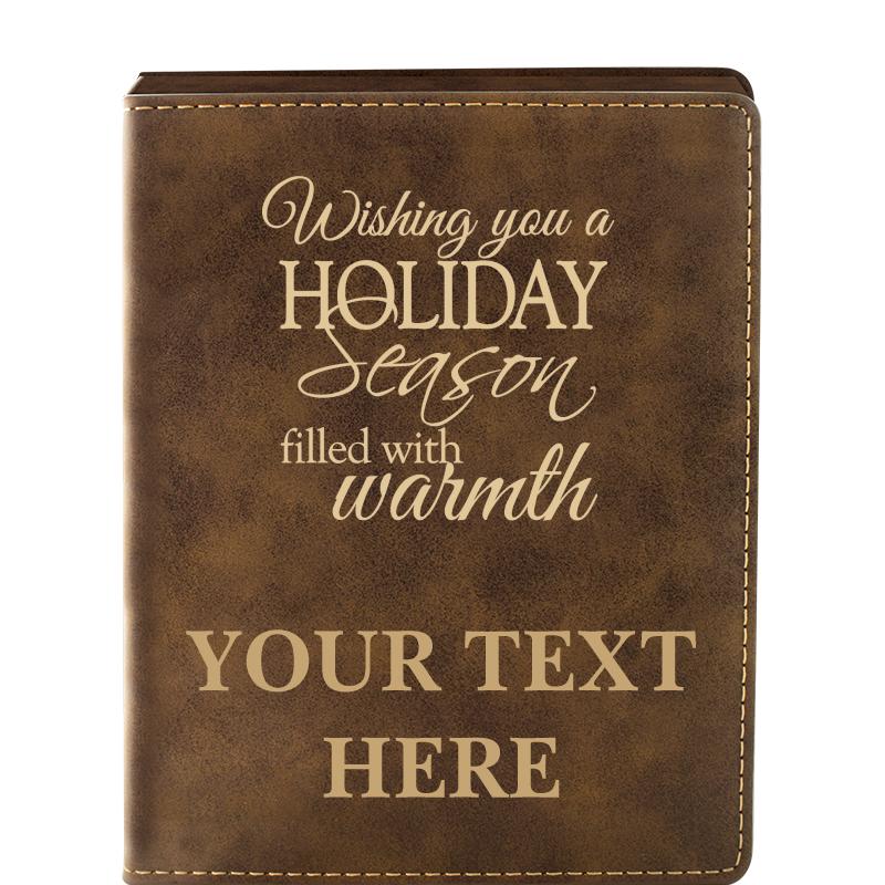 LEATHER WINE SET RUSTIC 4 PC