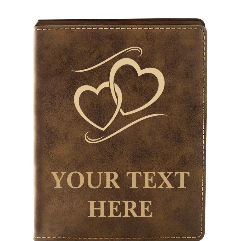 LEATHER WINE SET RUSTIC 4 PC