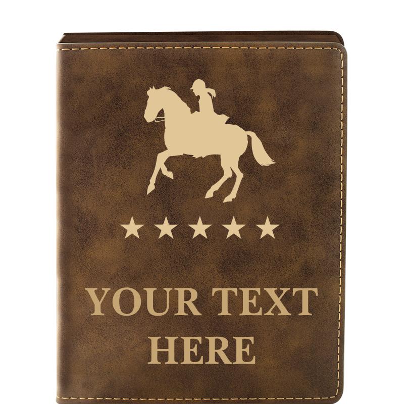 LEATHER WINE SET RUSTIC 4 PC