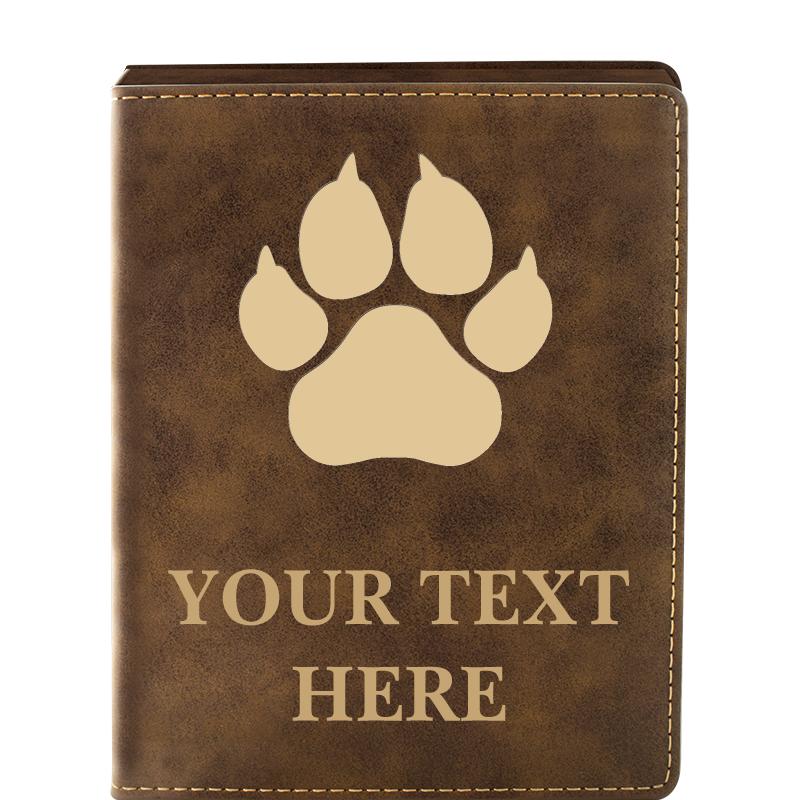 LEATHER WINE SET RUSTIC 4 PC