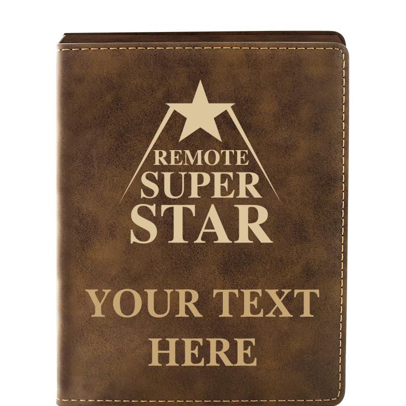 LEATHER WINE SET RUSTIC 4 PC