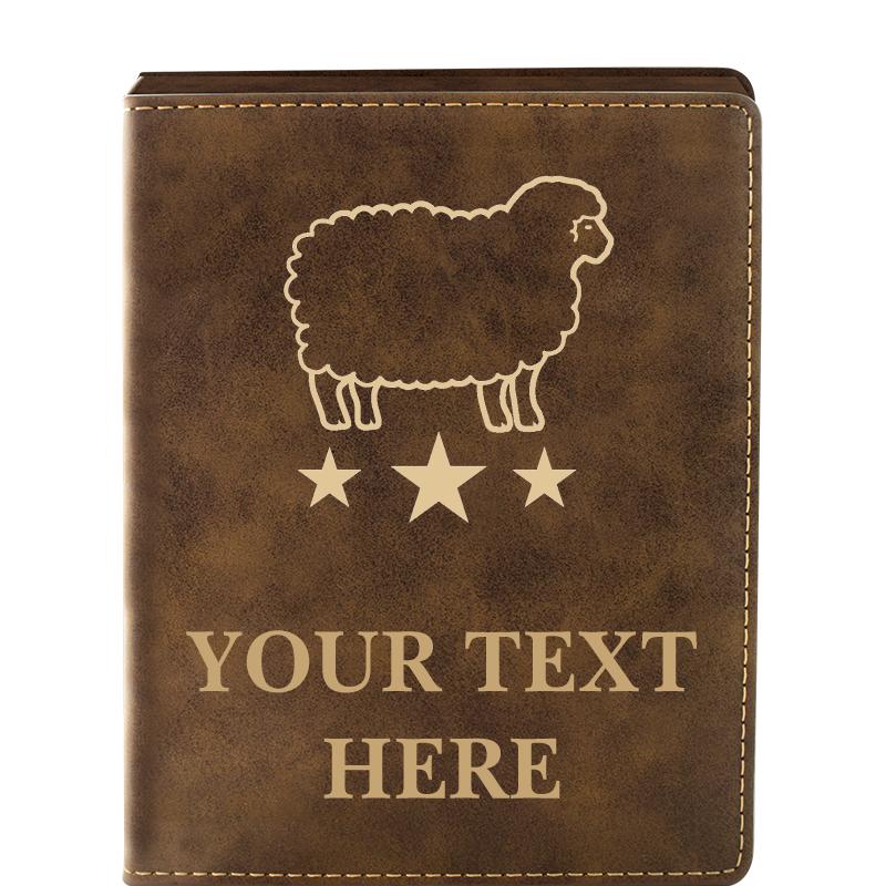 LEATHER WINE SET RUSTIC 4 PC