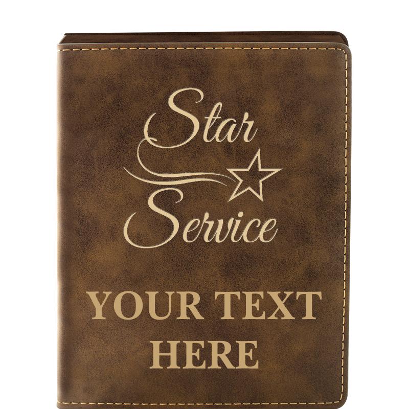 LEATHER WINE SET RUSTIC 4 PC