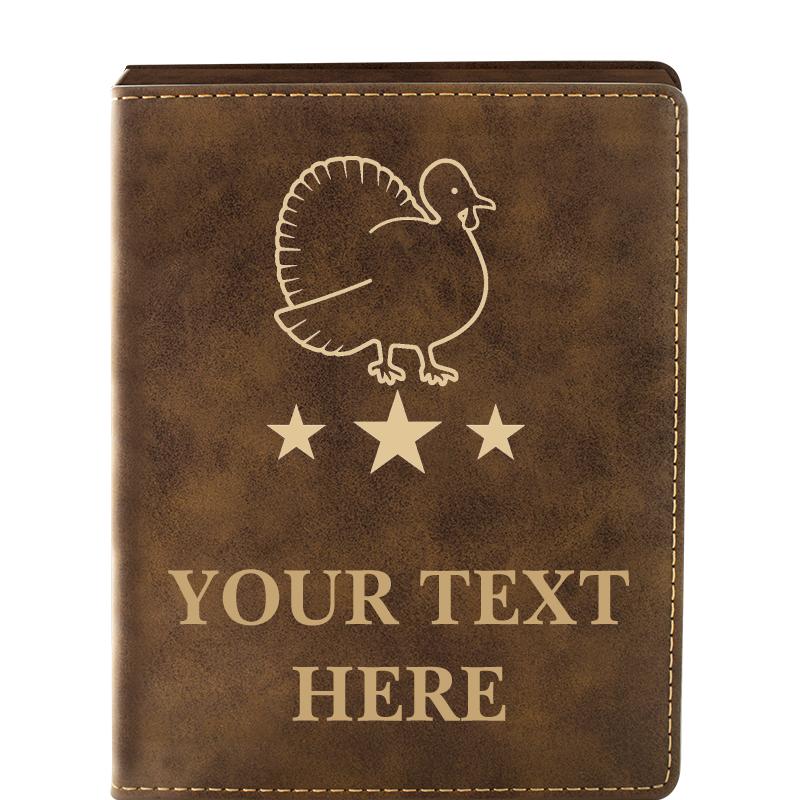 LEATHER WINE SET RUSTIC 4 PC