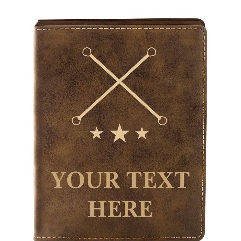 LEATHER WINE SET RUSTIC 4 PC