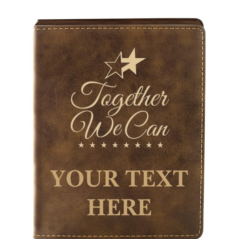 LEATHER WINE SET RUSTIC 4 PC