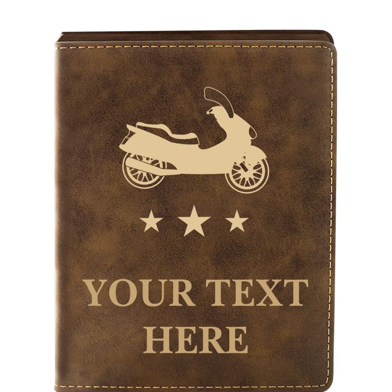 LEATHER WINE SET RUSTIC 4 PC