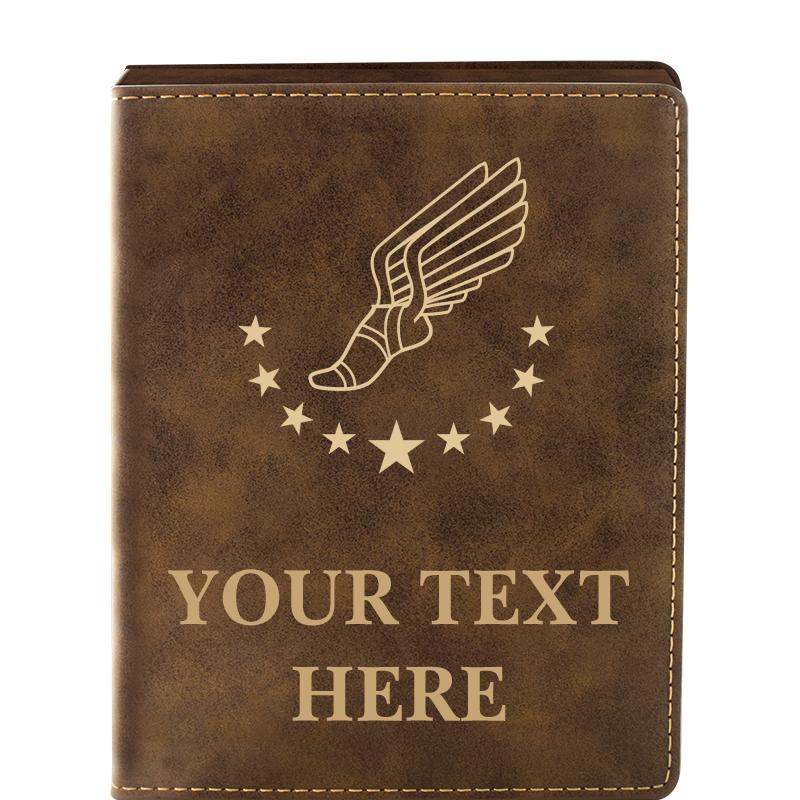 LEATHER WINE SET RUSTIC 4 PC