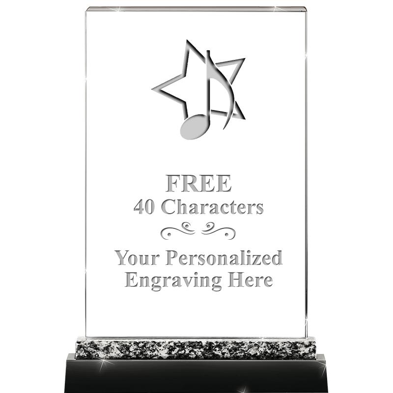 8.5" MARBLE WORKS CRYSTAL