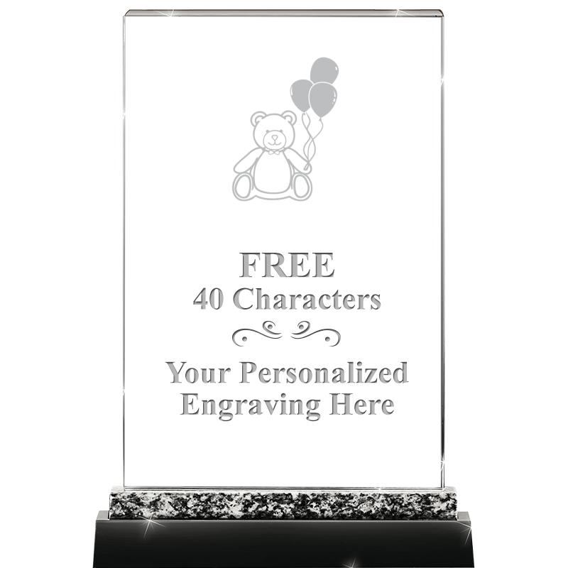 8.5" MARBLE WORKS CRYSTAL