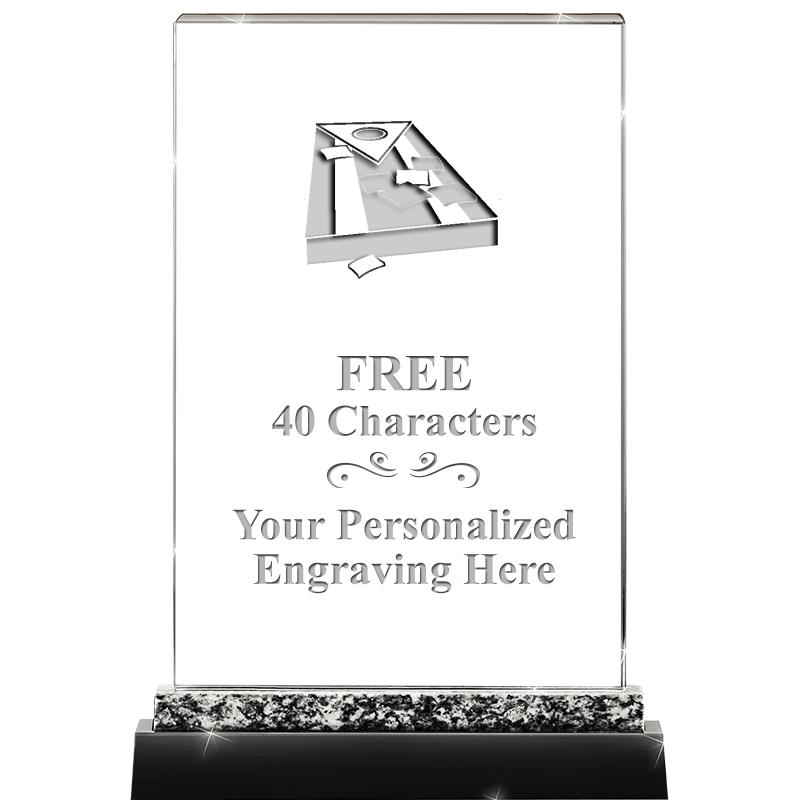 8.5" MARBLE WORKS CRYSTAL