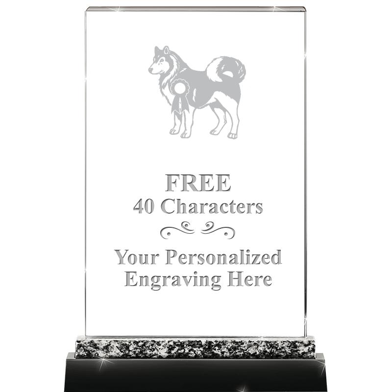 8.5" MARBLE WORKS CRYSTAL