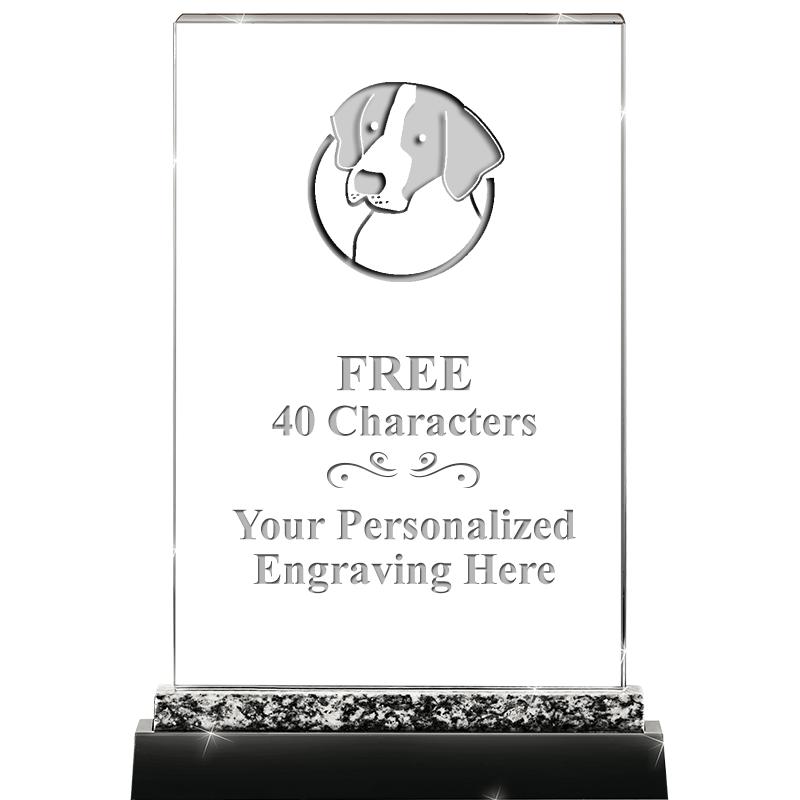 8.5" MARBLE WORKS CRYSTAL