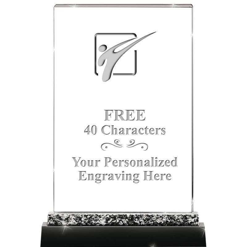 8.5" MARBLE WORKS CRYSTAL