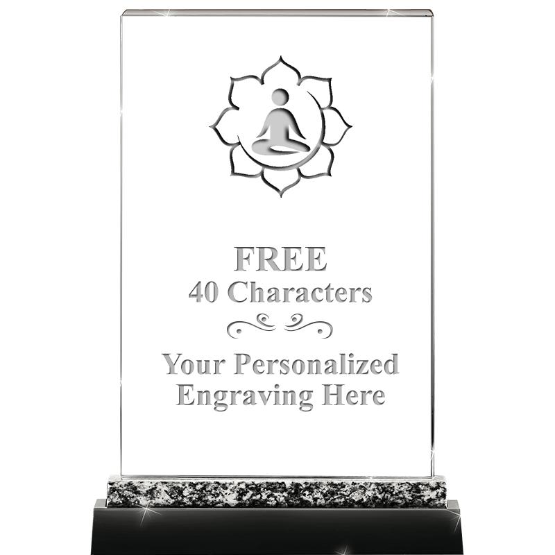 8.5" MARBLE WORKS CRYSTAL