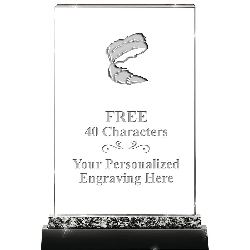 8.5" MARBLE WORKS CRYSTAL