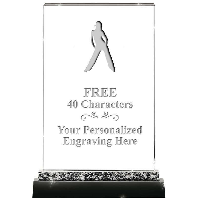 8.5" MARBLE WORKS CRYSTAL