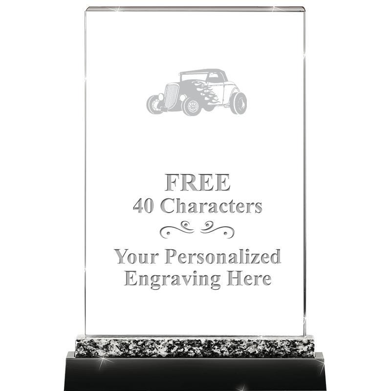 8.5" MARBLE WORKS CRYSTAL