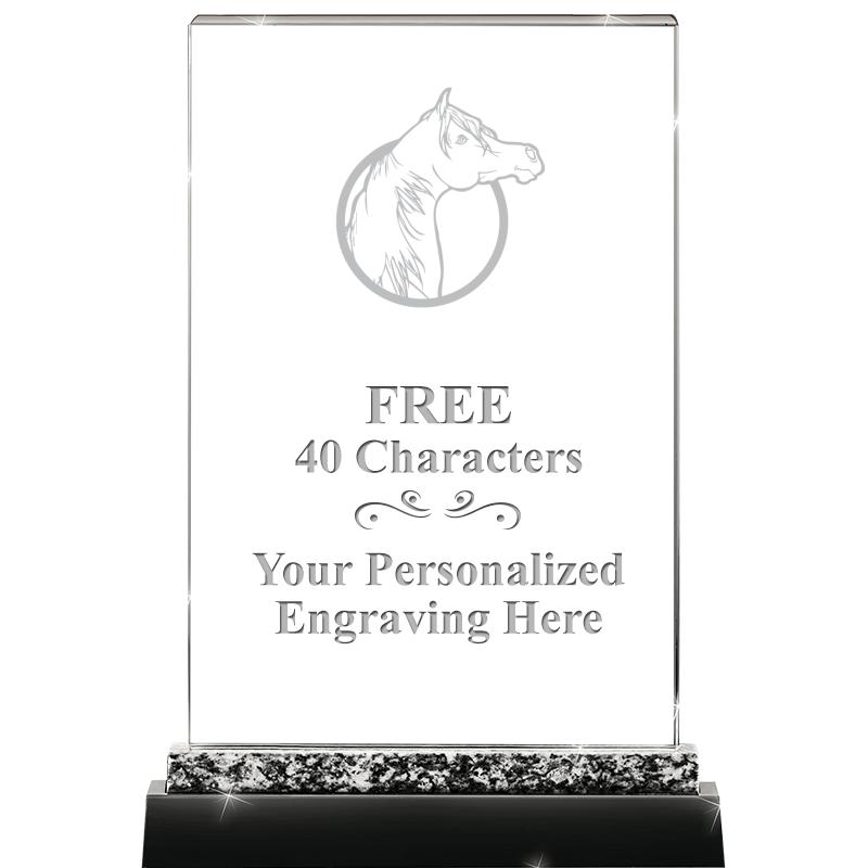 8.5" MARBLE WORKS CRYSTAL