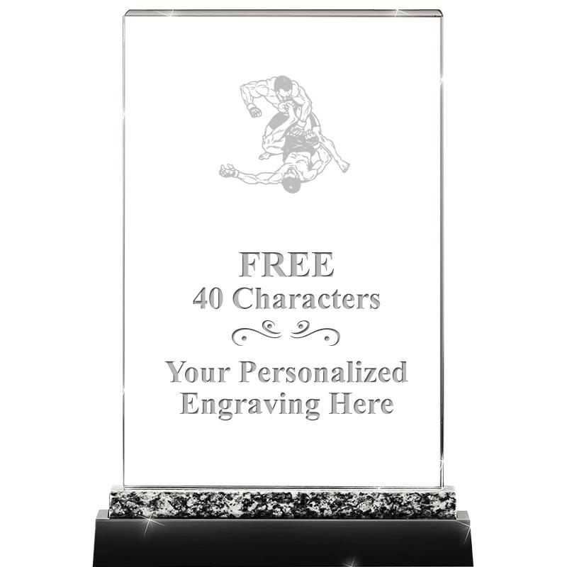 8.5" MARBLE WORKS CRYSTAL